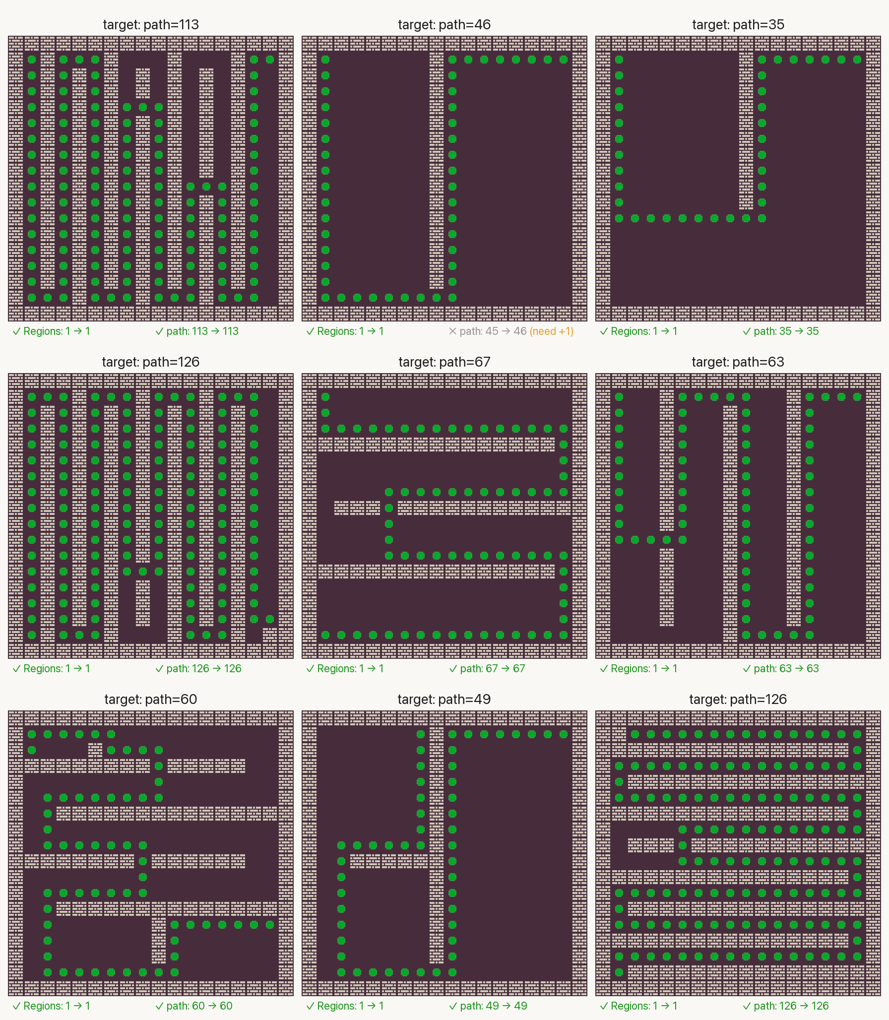 Binary Maze final maps