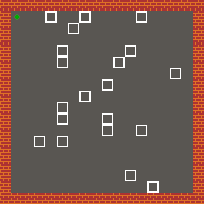 Twenty agents building a shared dungeon level
